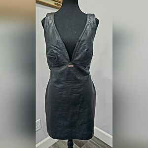 🖤 Harley-Davidson Genuine Leather Cross Back Dress